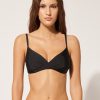 Graduated Padded Criss-Cross Triangle Swimsuit Top Indonesia
