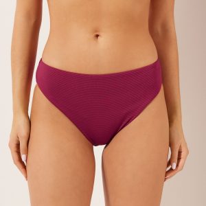 High-Waisted Brazilian Bikini Bottoms Classy Piquet