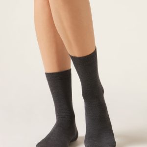 Wool and Cotton Short Socks