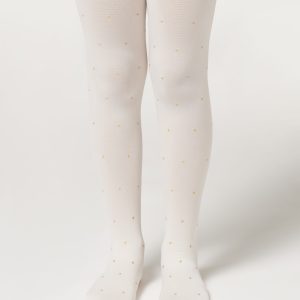 Girls Opaque Tights with Glitter